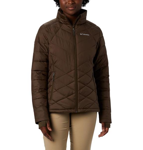 Columbia Heavenly Insulated Jacket Olive Green For Women's NZ54923 New Zealand